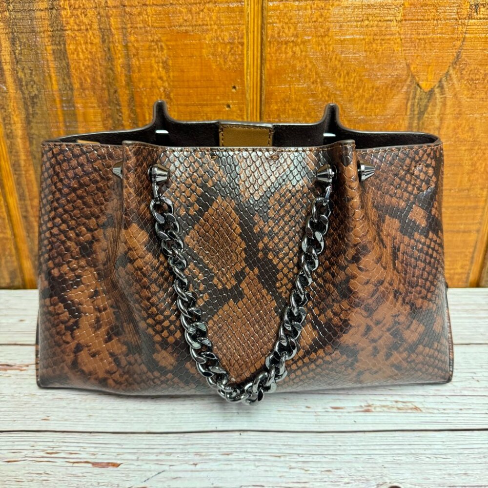 MICHAEL KORS Zena Small Convertible Chain Messenger - Picture 2 of 7